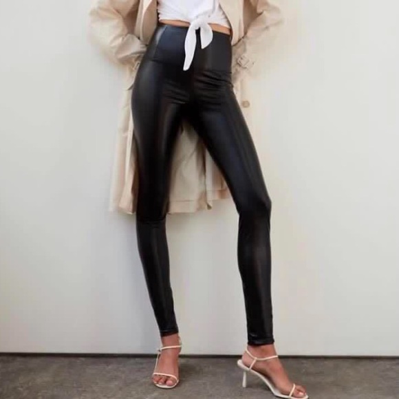 Aritzia Wilfred Free Daria Leather Leggings - Picture 1 of 13